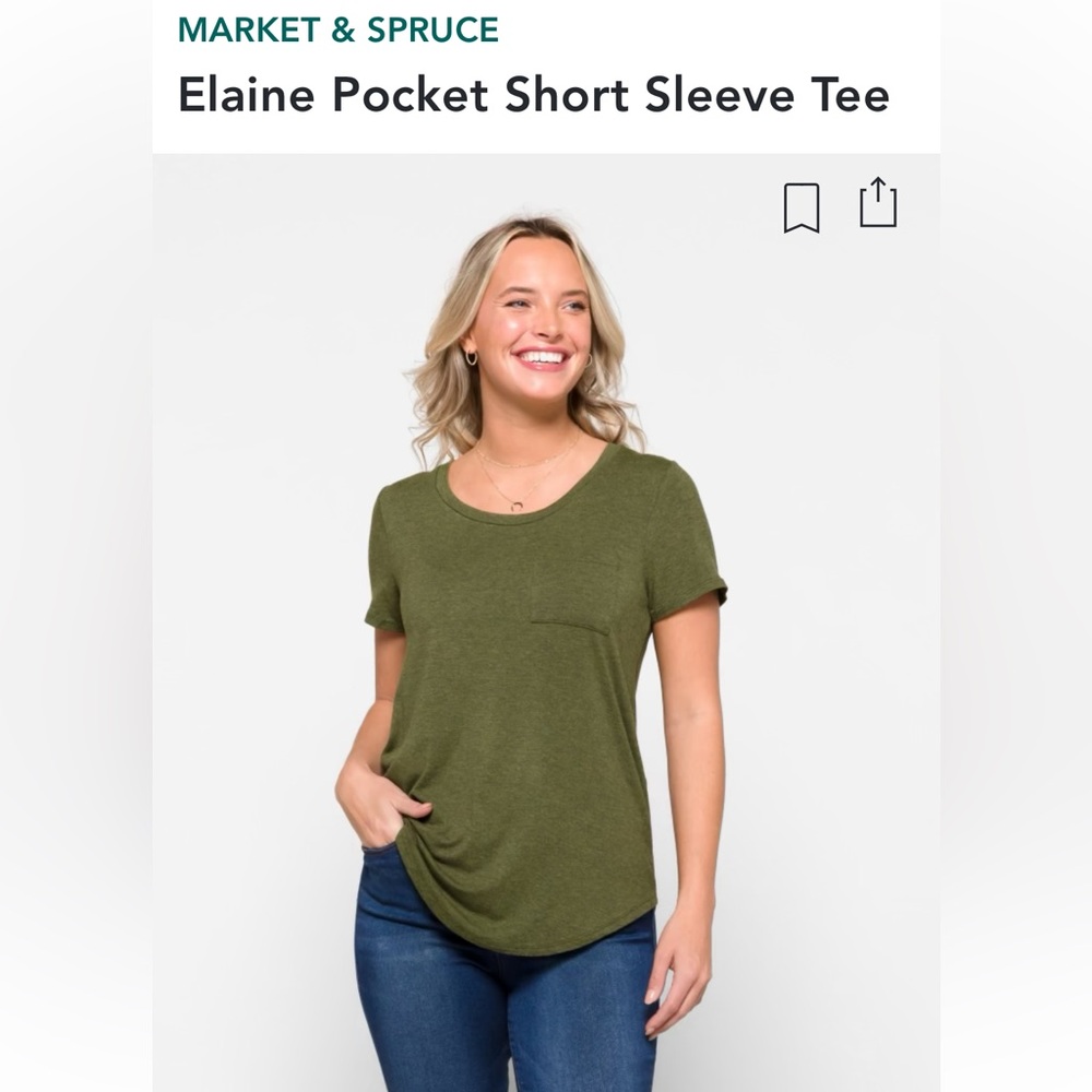 Market and Spruce Pocket Tee